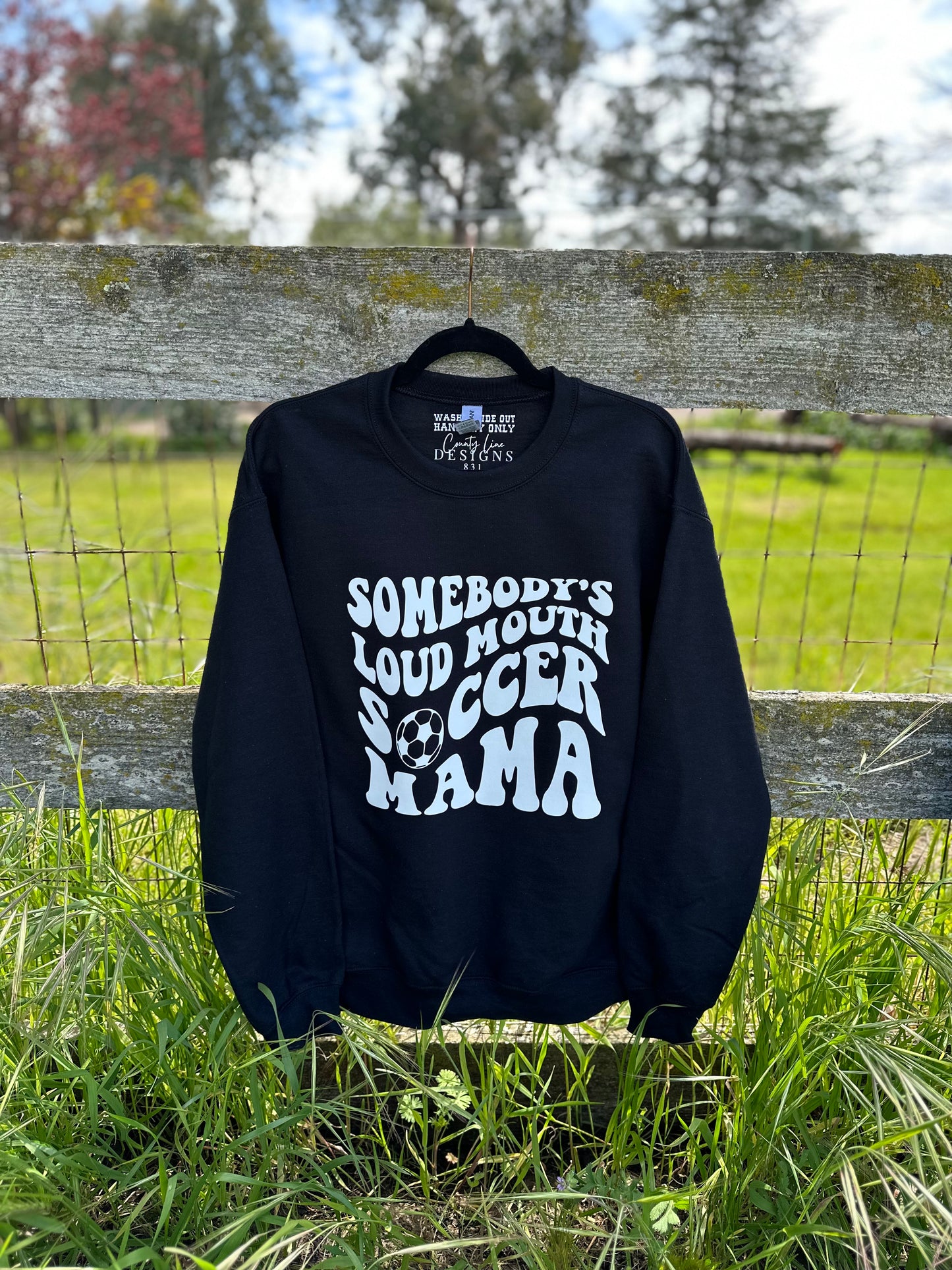 Loud Mouth Soccer Mama Crewneck