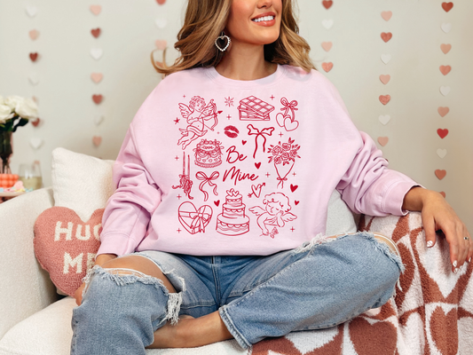 Vday Doodle Crewneck