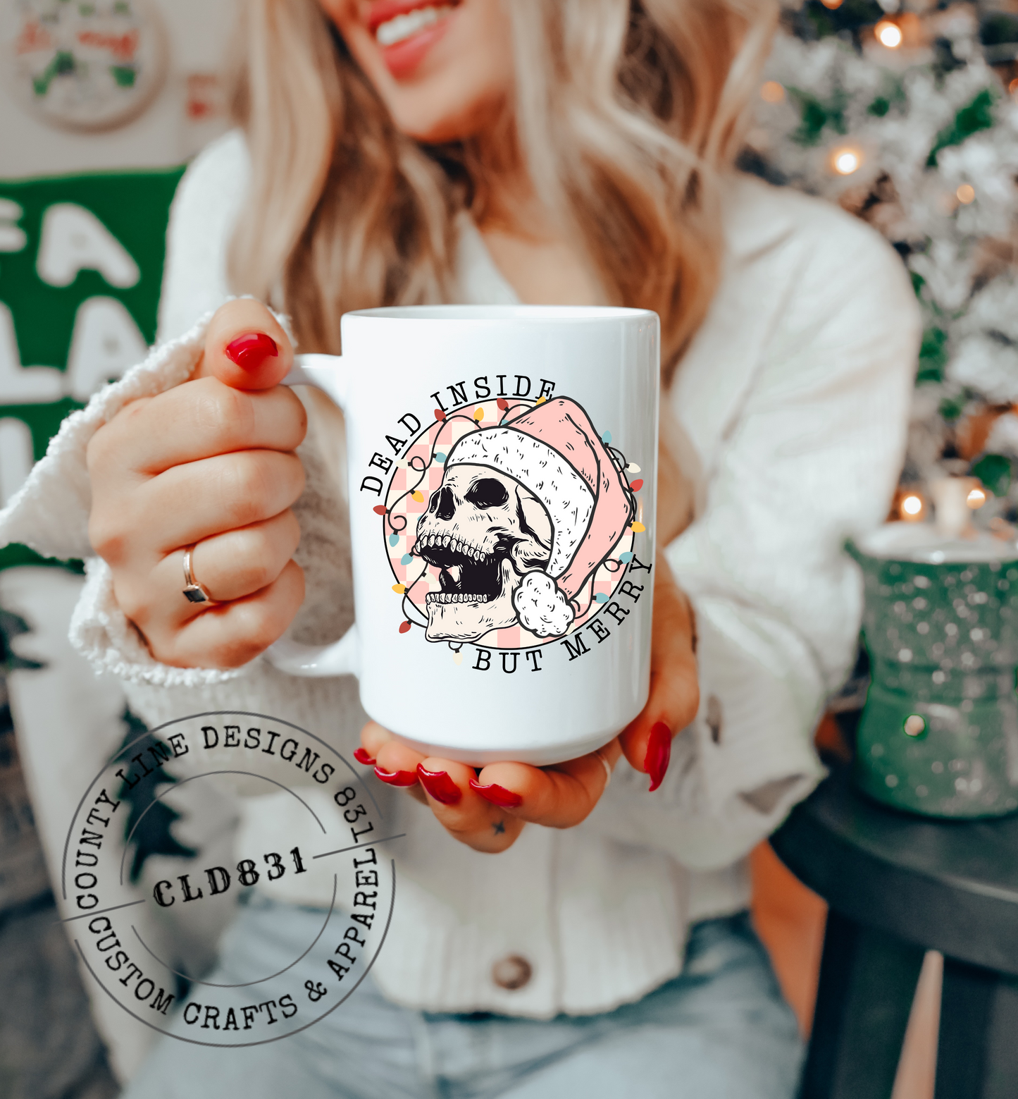 Dead Inside But Merry Mug