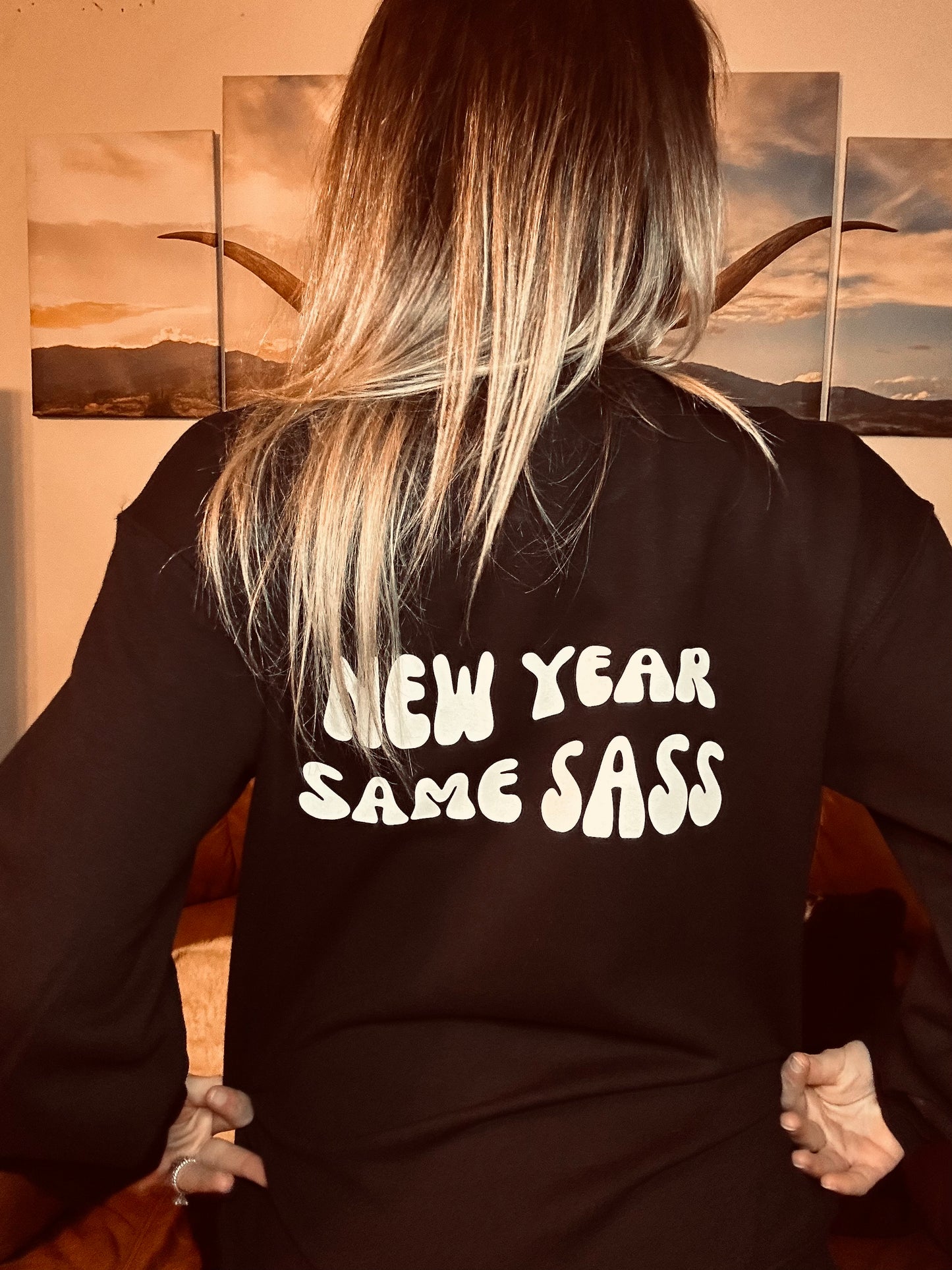 New Year Same Sass Crewneck
