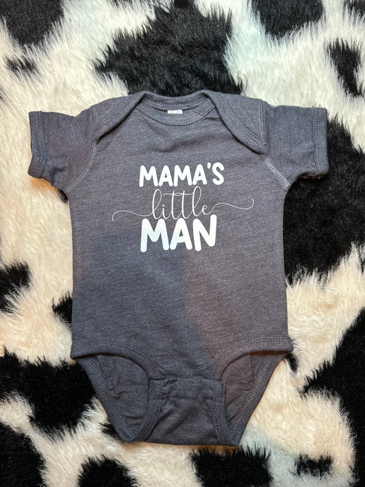 Mama's Little Man Onesie