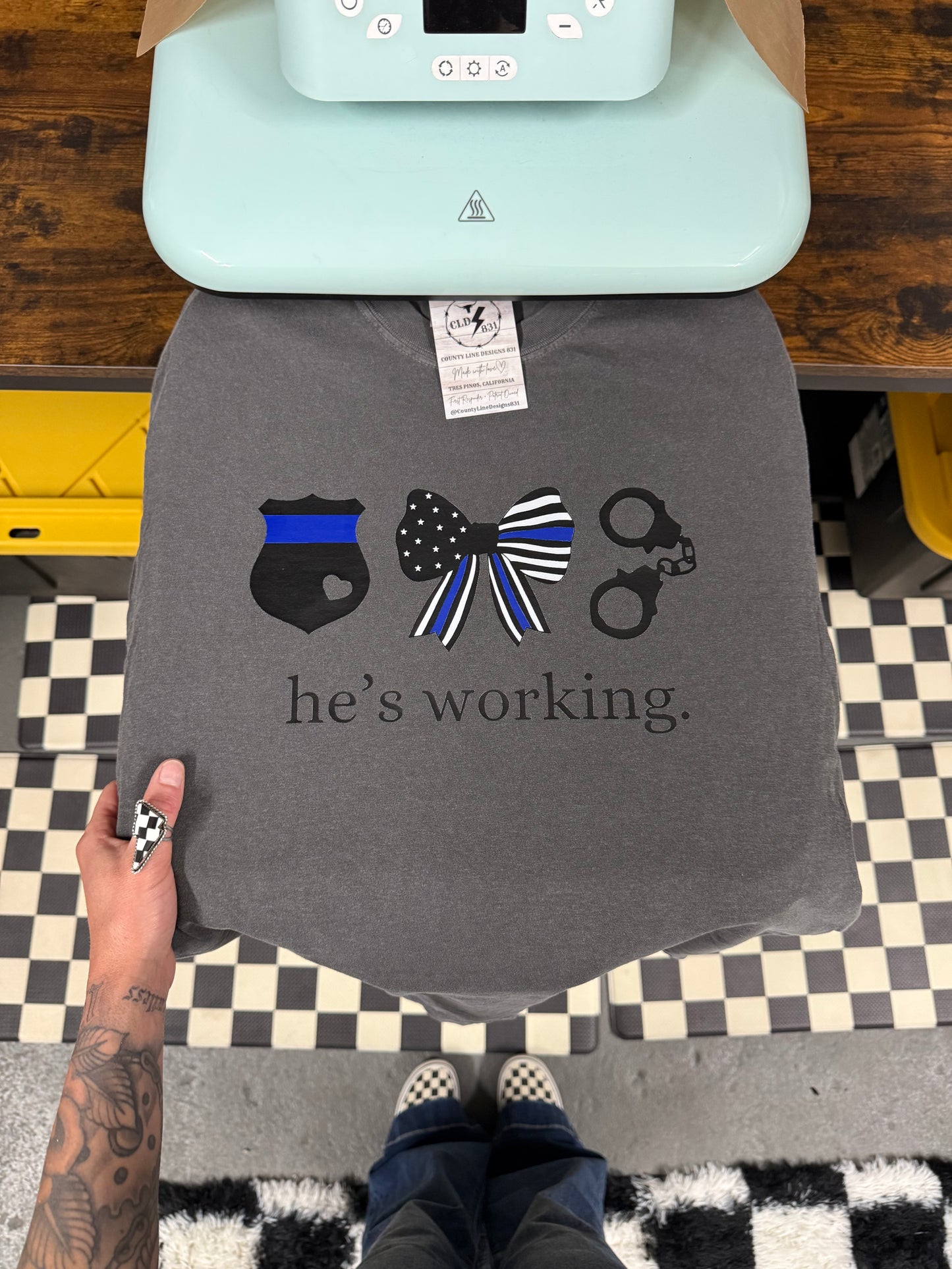Police Wife Tee