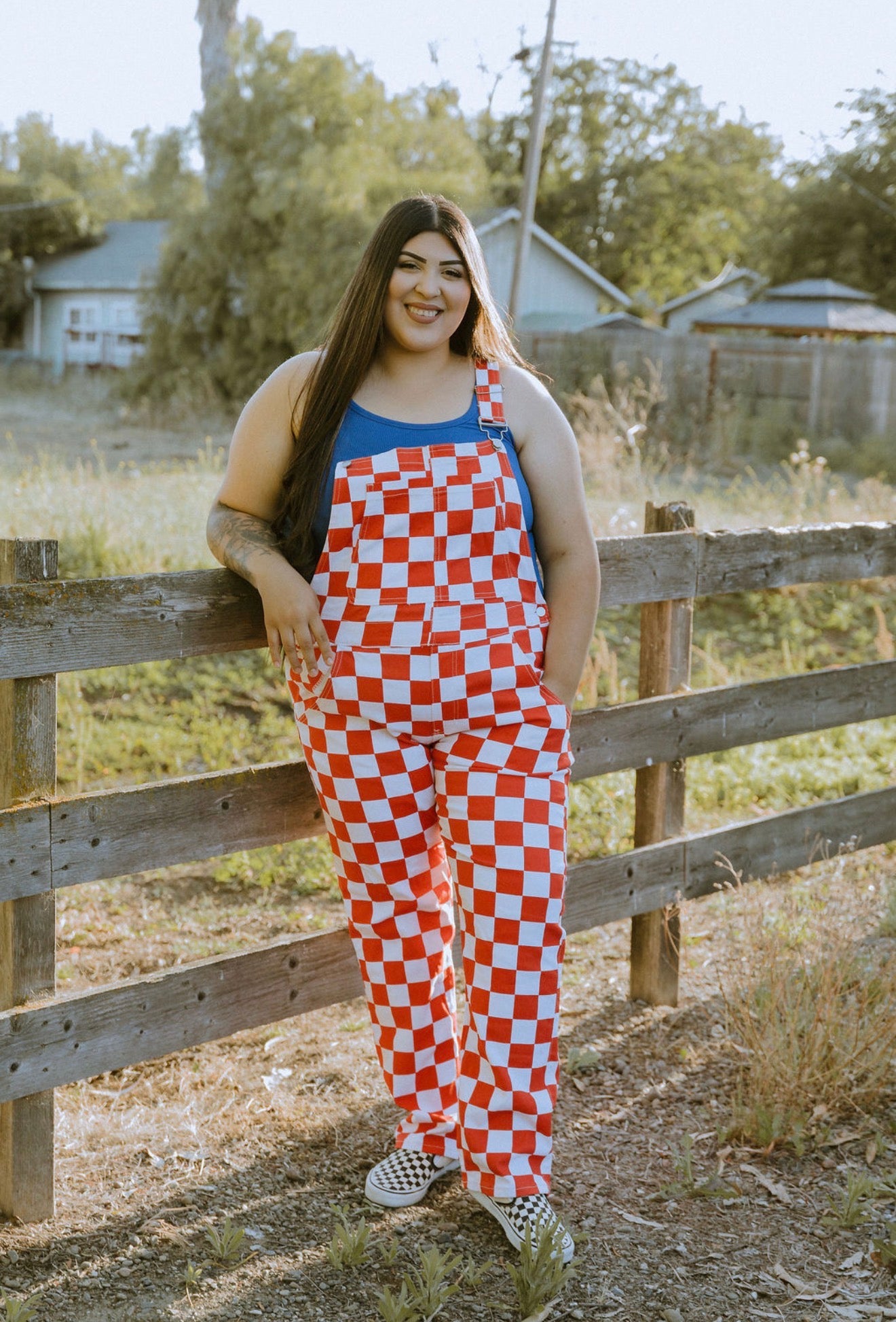 Red Checkered Overallz