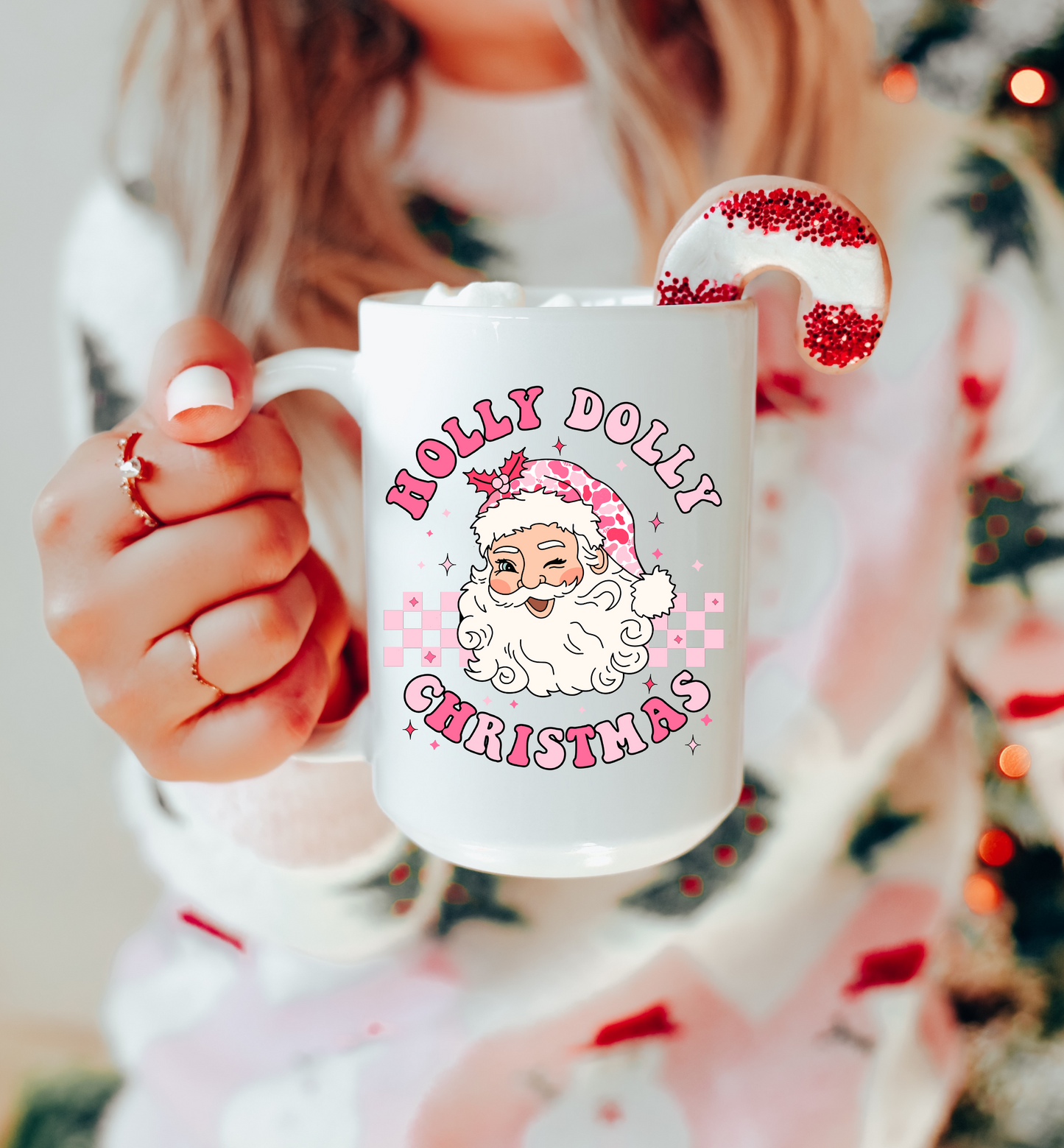 Holly Dolly Christmas Mug