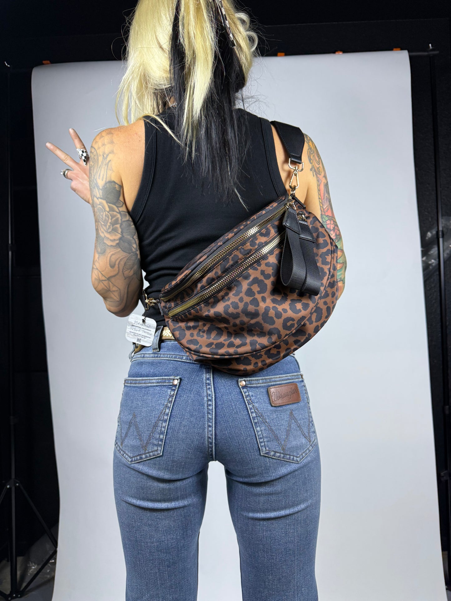 Brown Leopard Bum Bag
