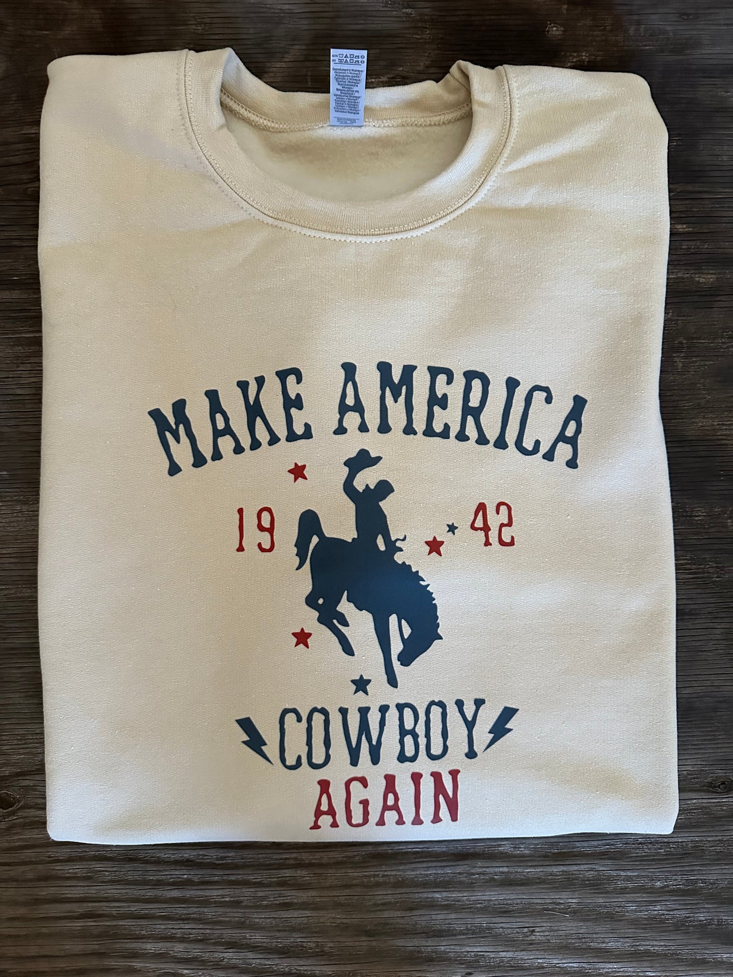 Make America Cowboy Again Crewneck