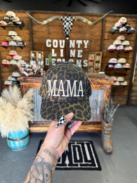 Leopard Mama Snapback