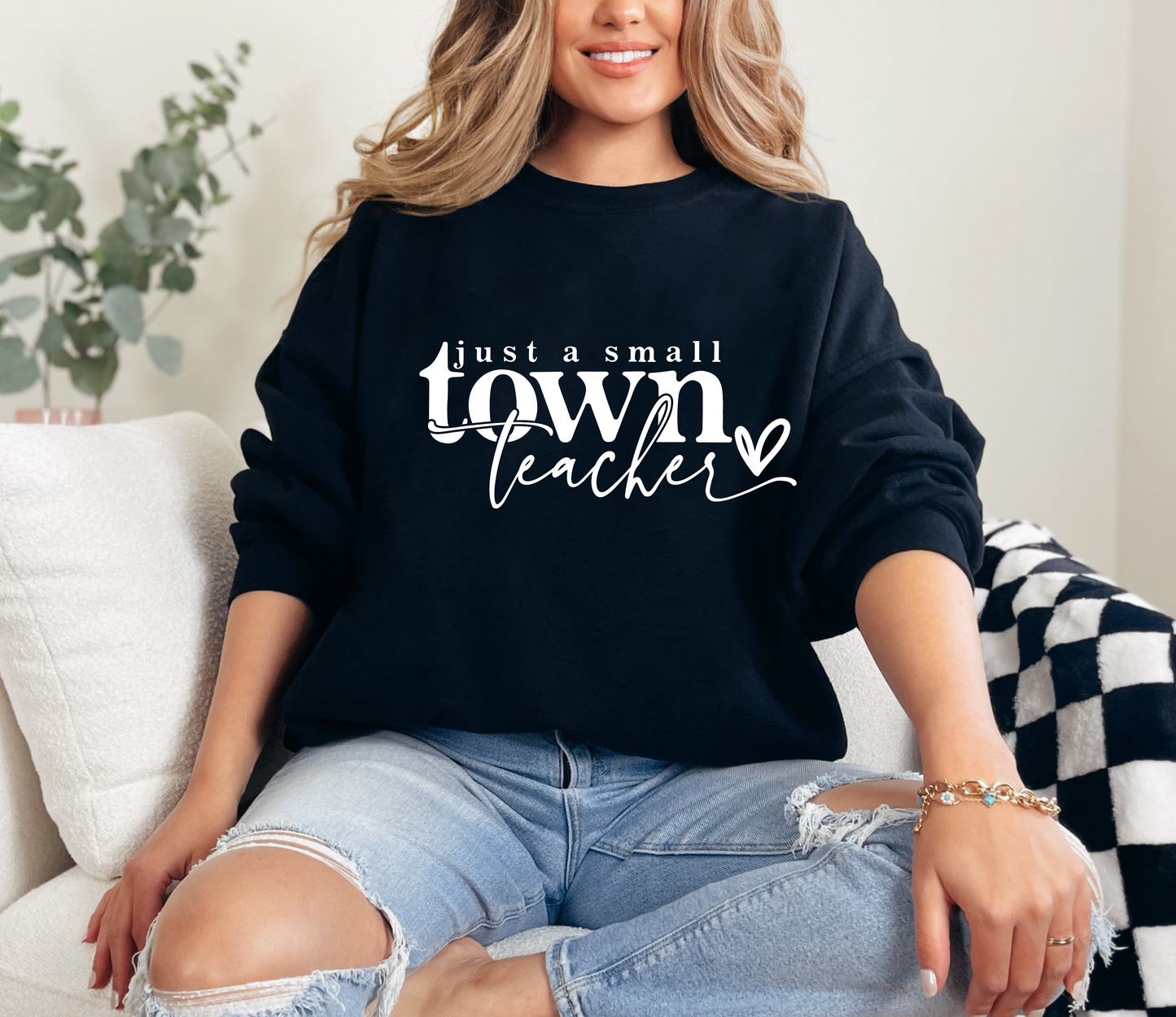 Small Town Teacher Crewneck