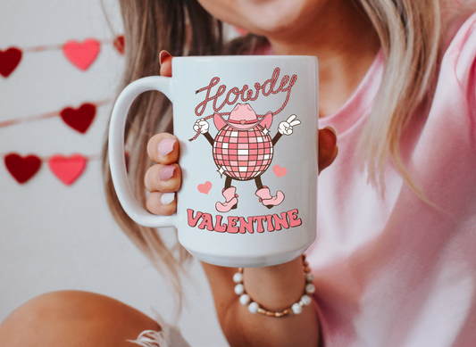 Howdy Valentine Disco Mug