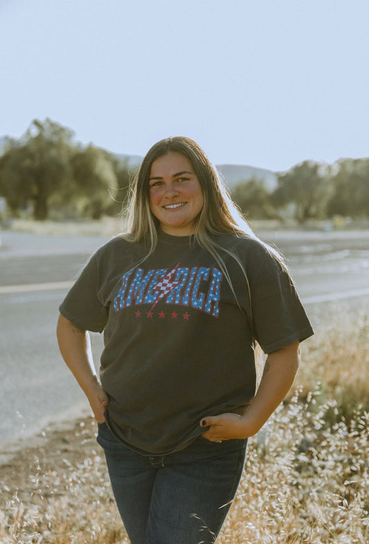 America Bolt Tee