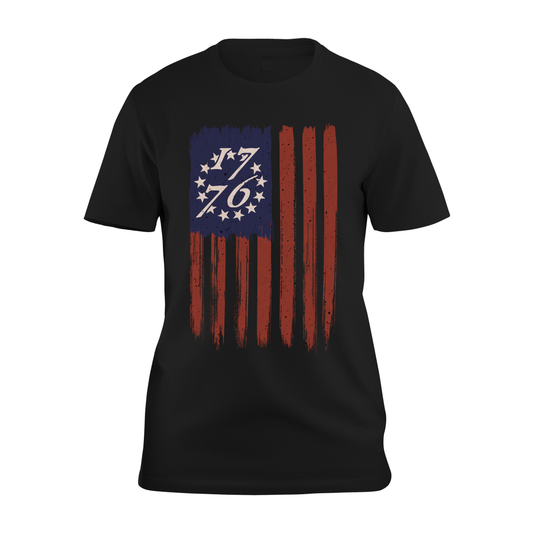 Distressed Flag Tee
