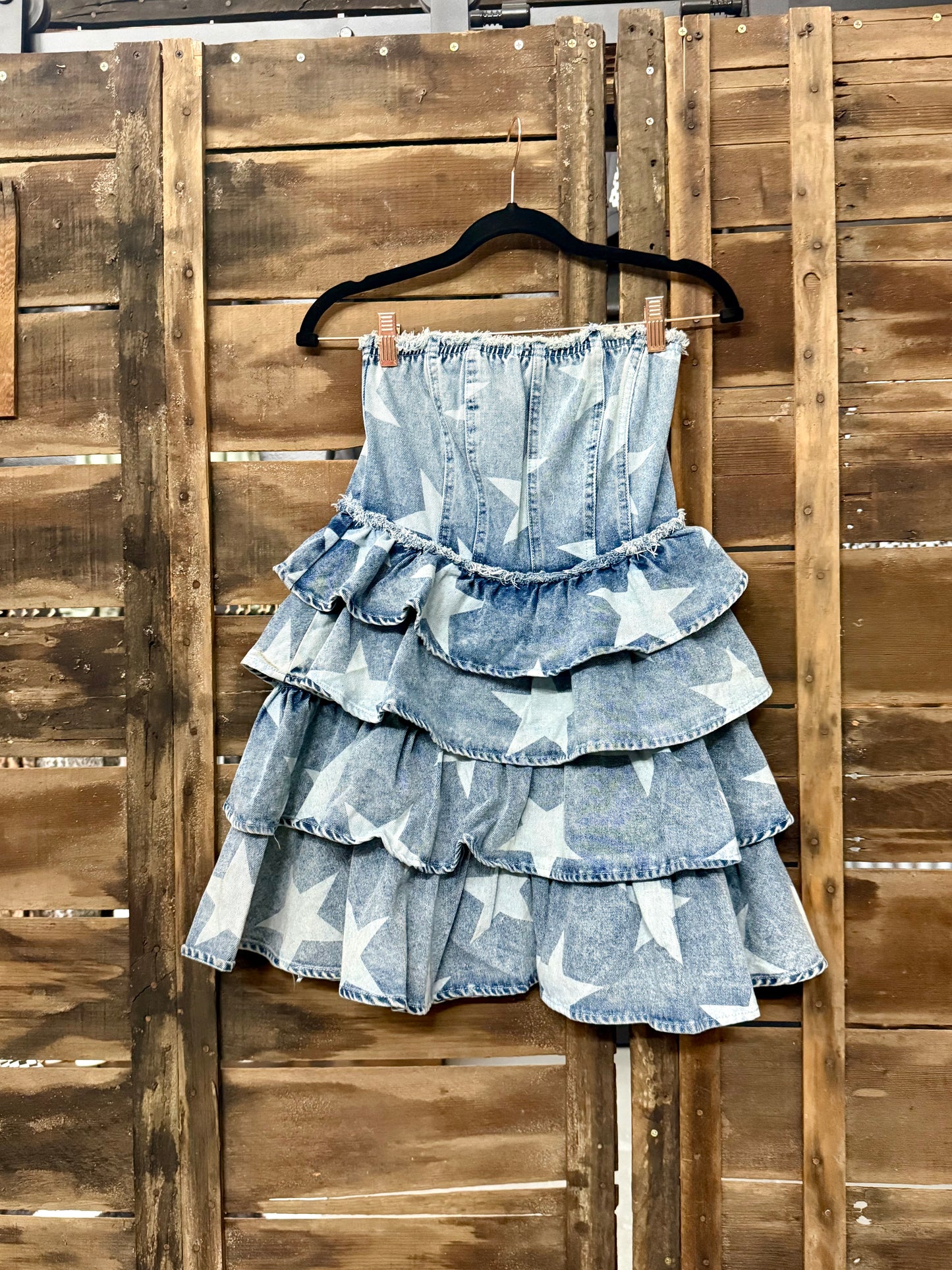 Denim Star Dress