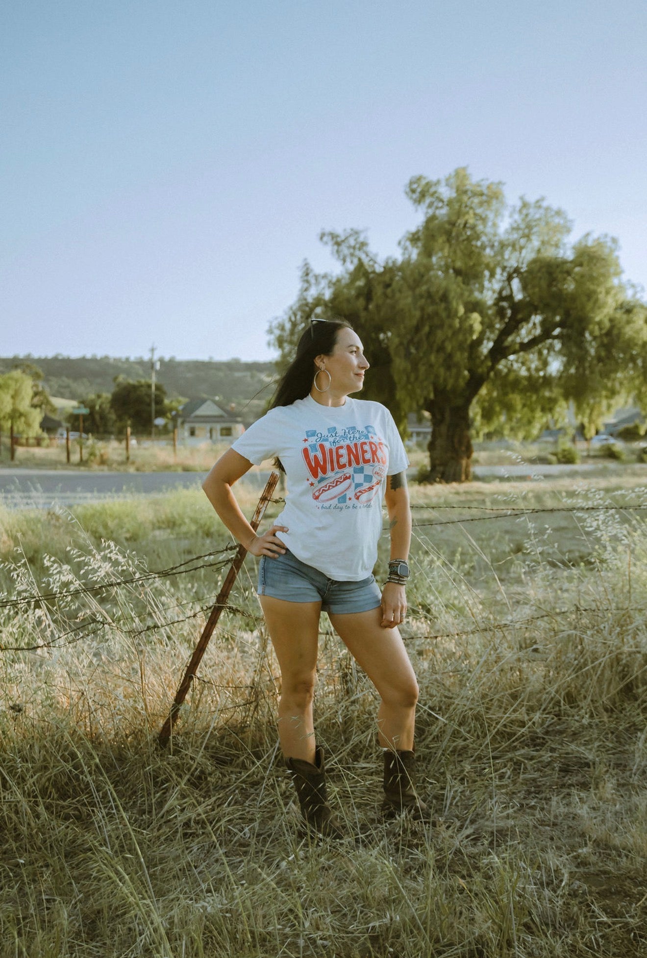 Here For The Wieners Tee