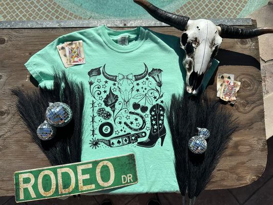Western Collage Tee