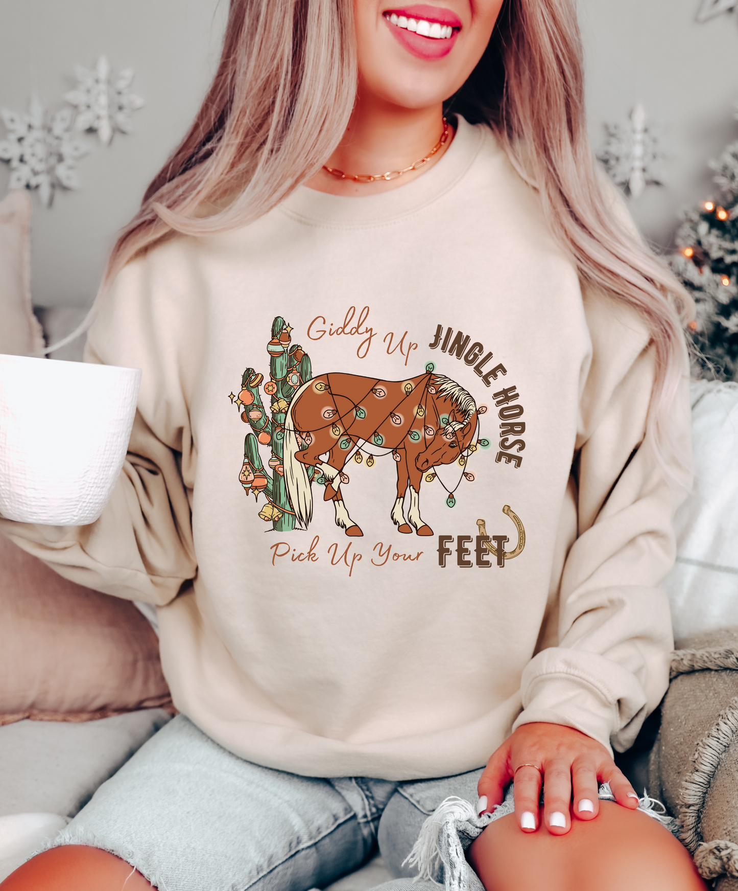 Jingle Horse Crewneck