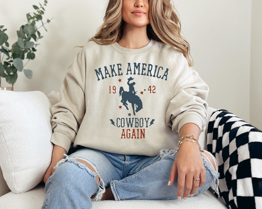 Make America Cowboy Again Crewneck