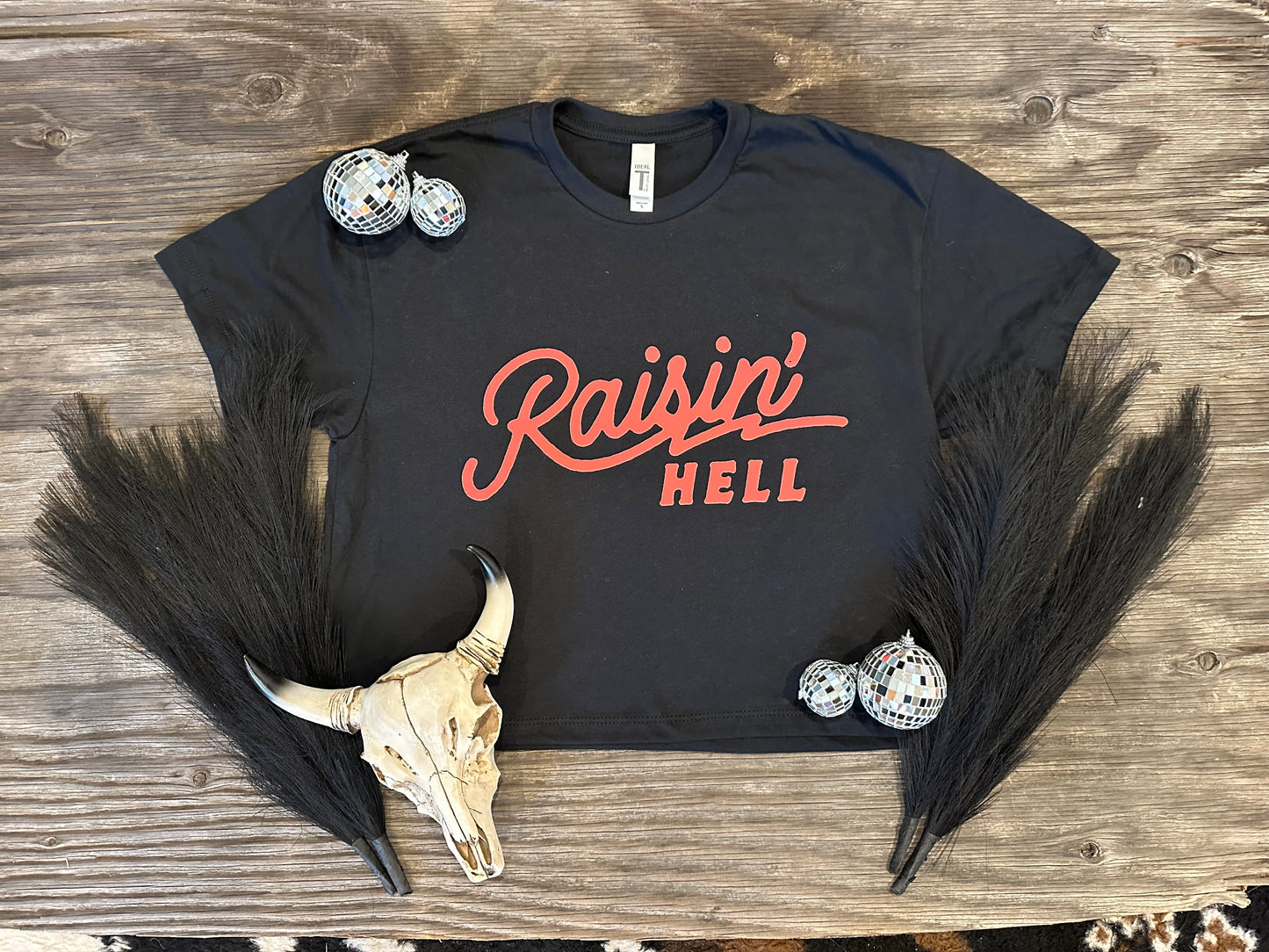 Raisin' Hell Crop Top