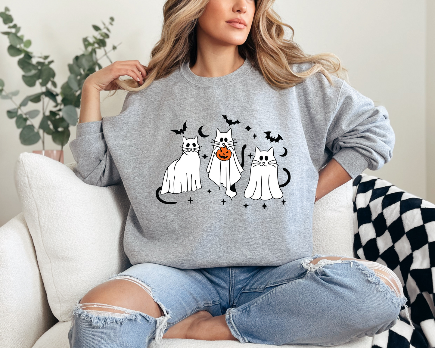 Ghosty Cats Crewneck