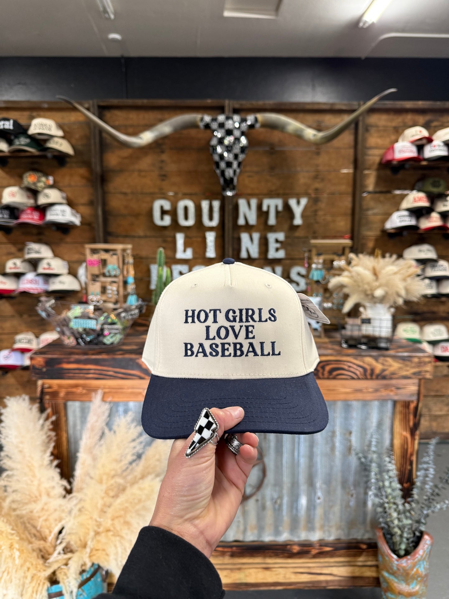 Hot Girls Love Baseball Snapback