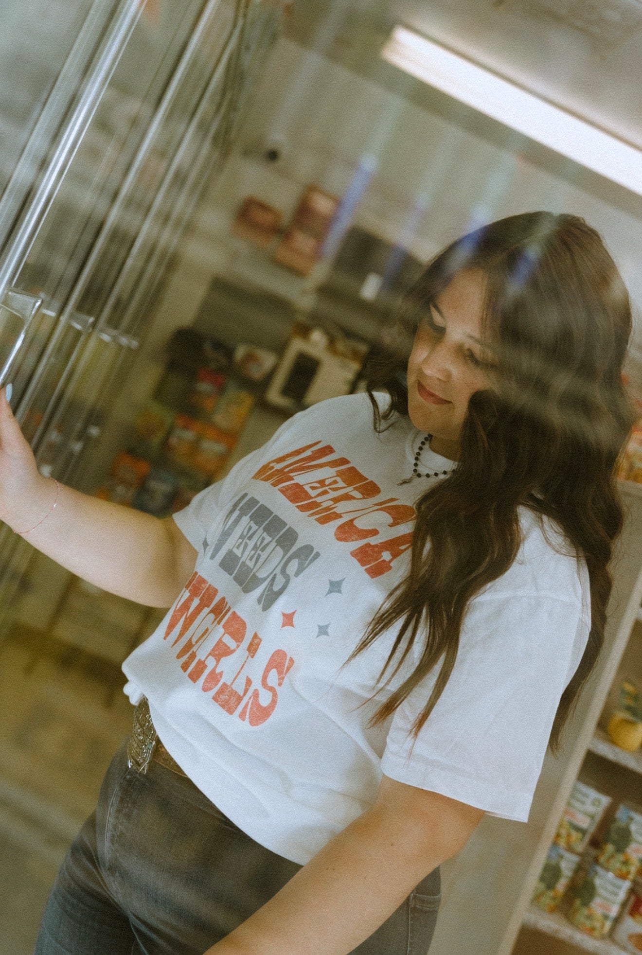 America Needs Cowgirls Tee