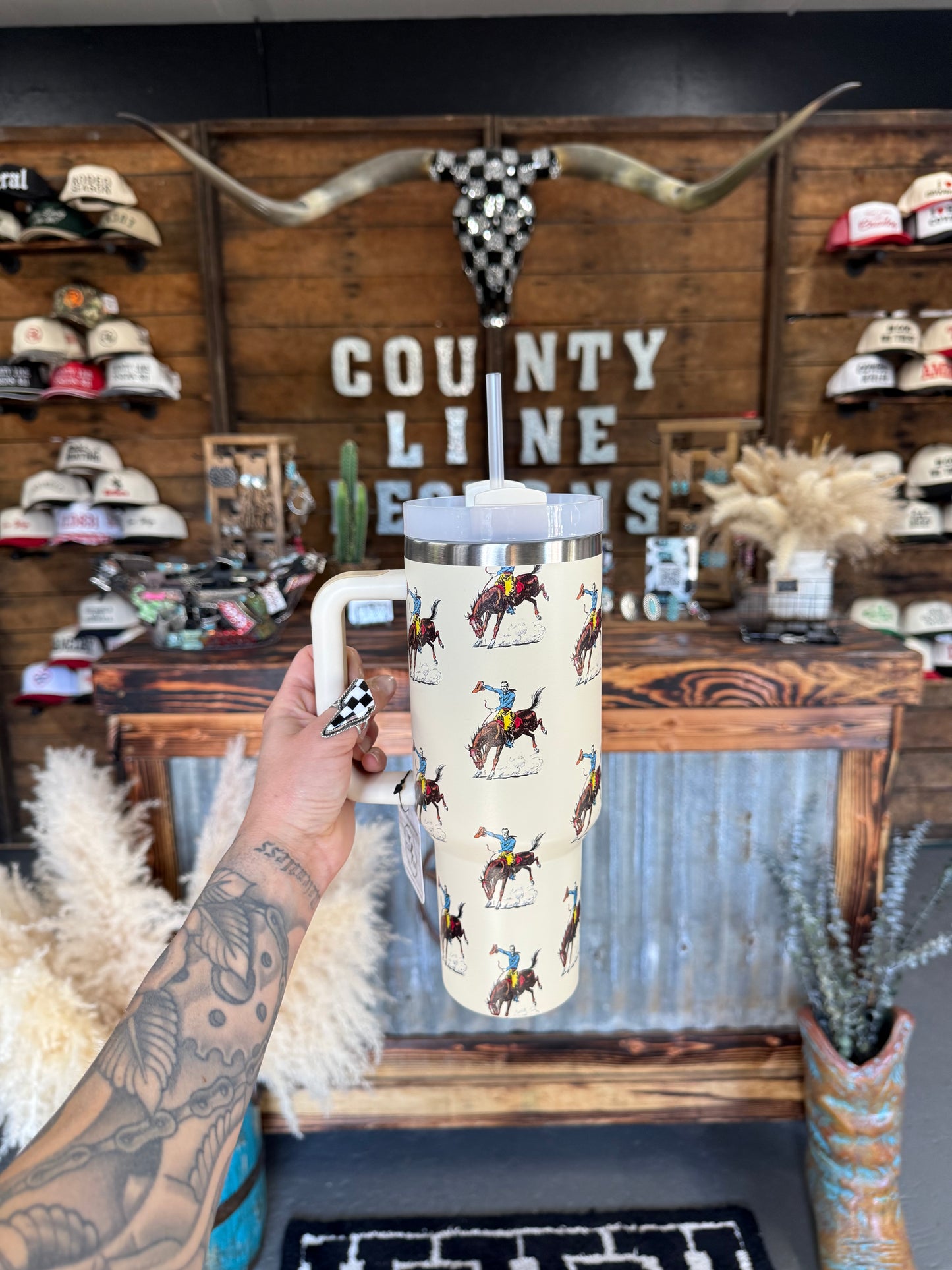 Buckin' Bronc Tumbler