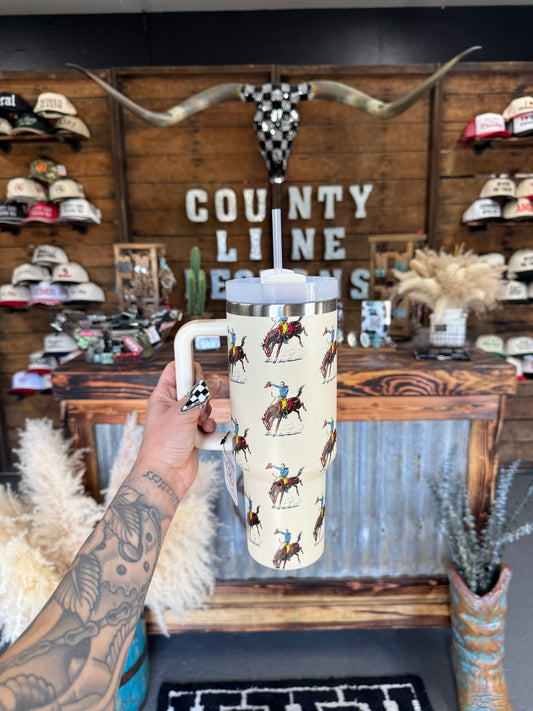 Buckin' Bronc Tumbler