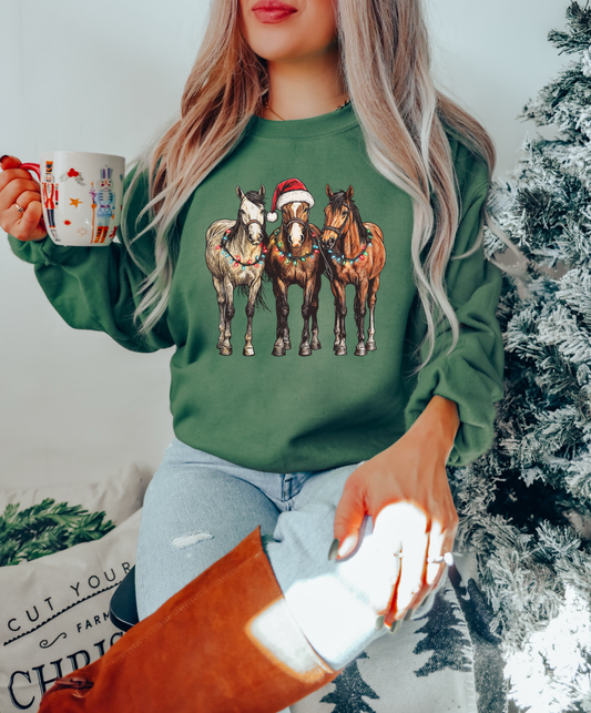 Jingle Horse Crewneck