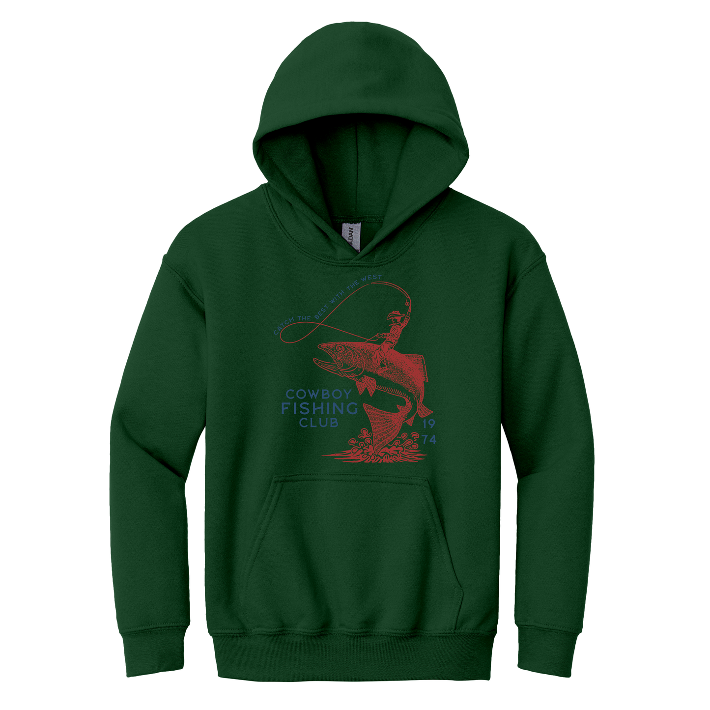 Fishing Club Youth Hoodie