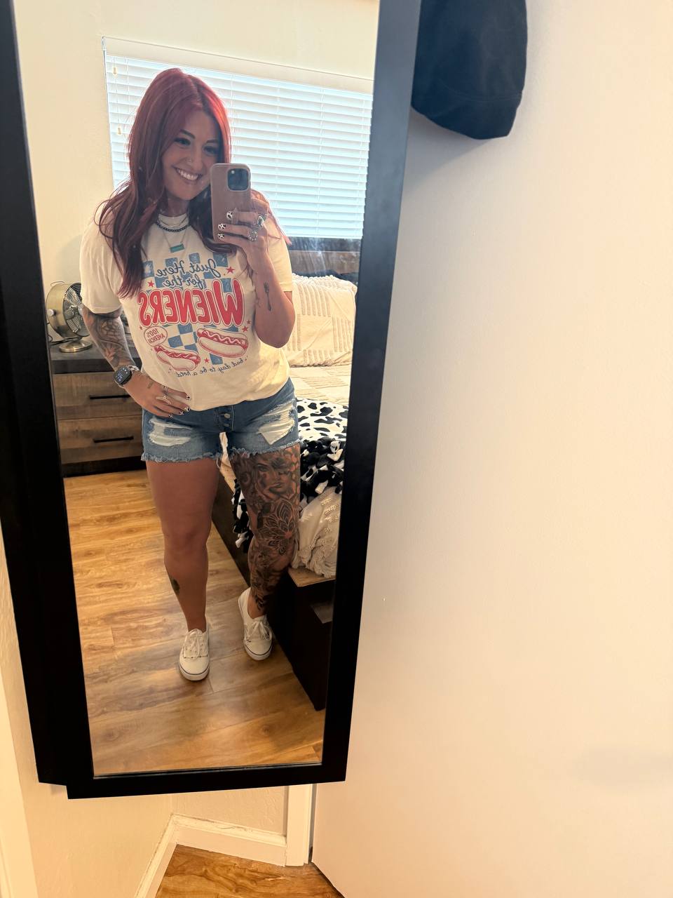 Here For The Wieners Tee