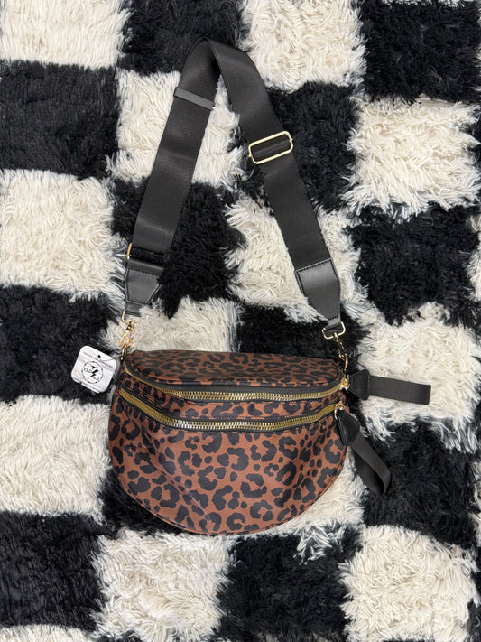 Brown Leopard Bum Bag