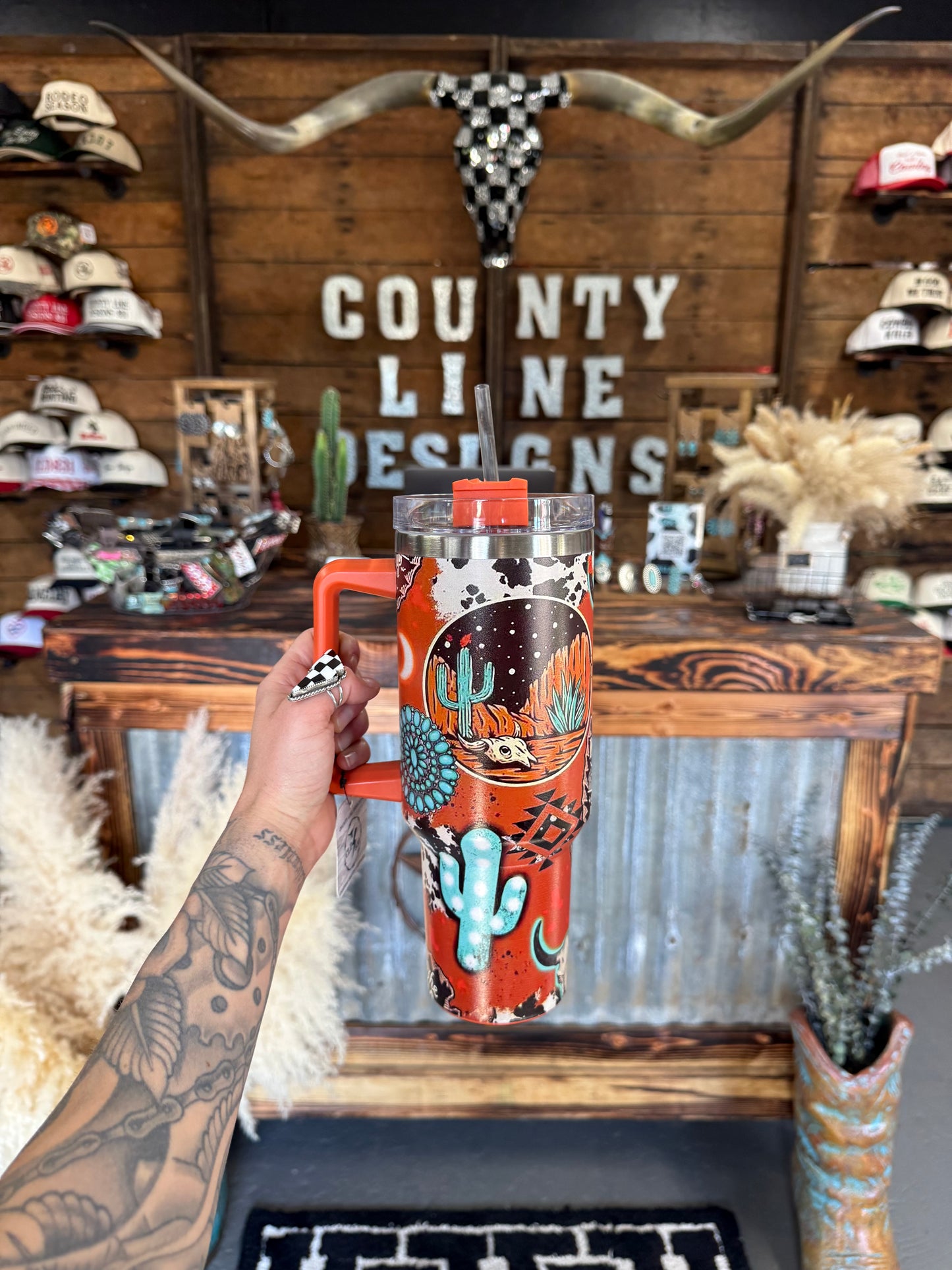 Punchy Orange Tumbler