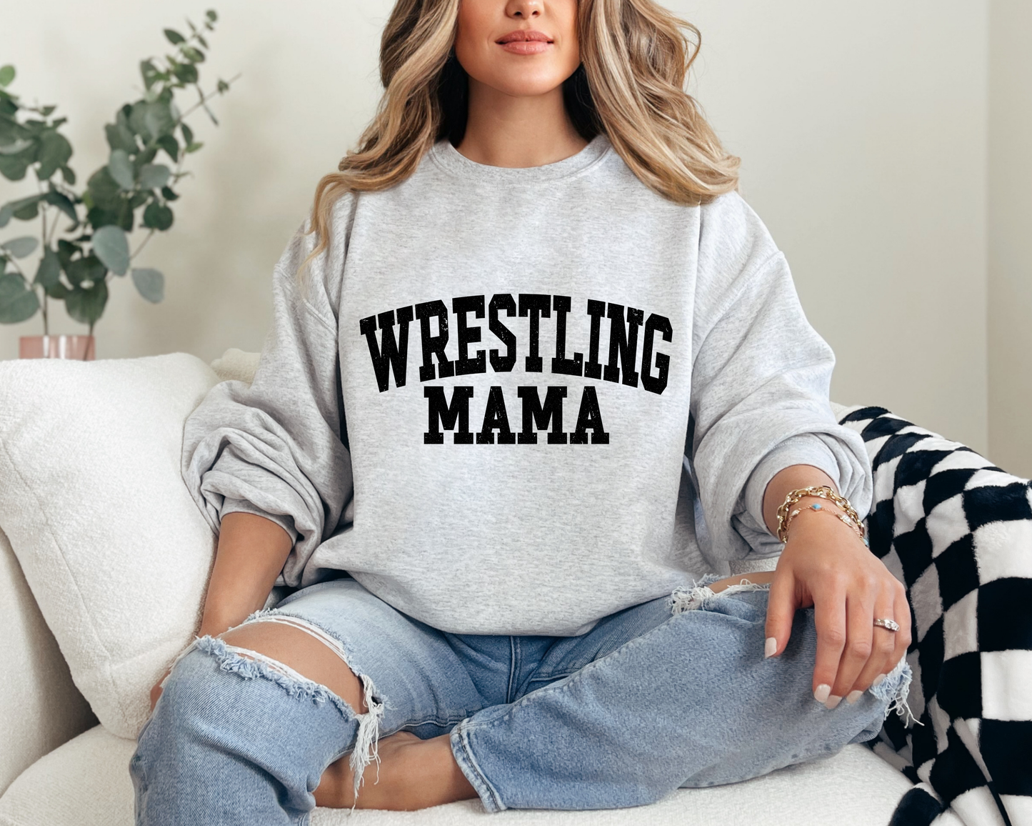 Wrestling Mama Crewneck