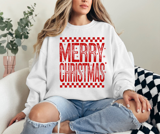 Checkered Christmas Crewneck