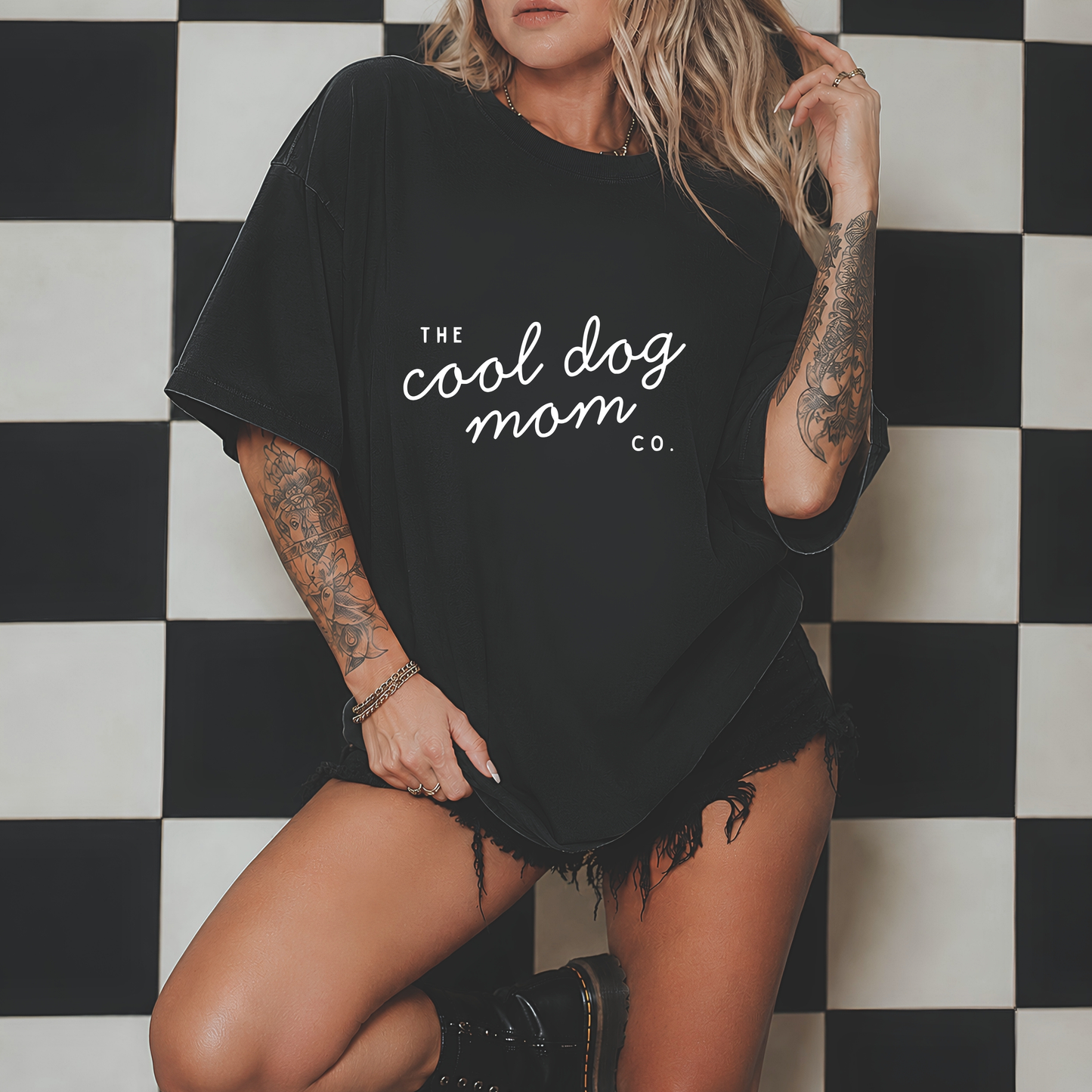 Dog Mom Co Tee