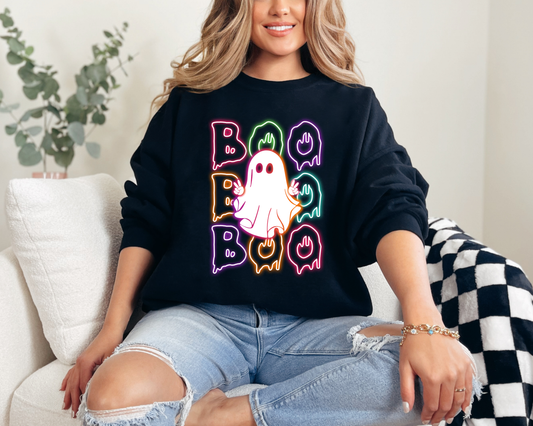 Neon Boo Crewneck