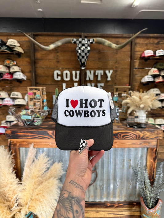 I Love Hot Cowboys Snapback