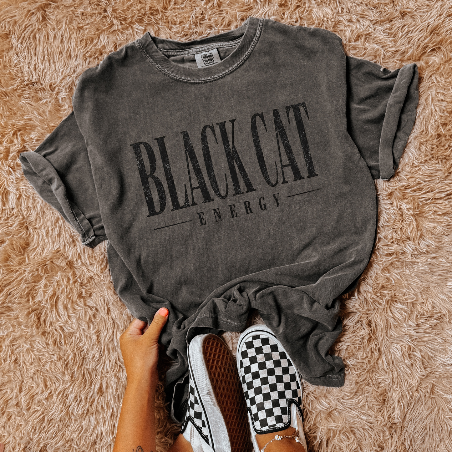 Black Cat Energy Tee