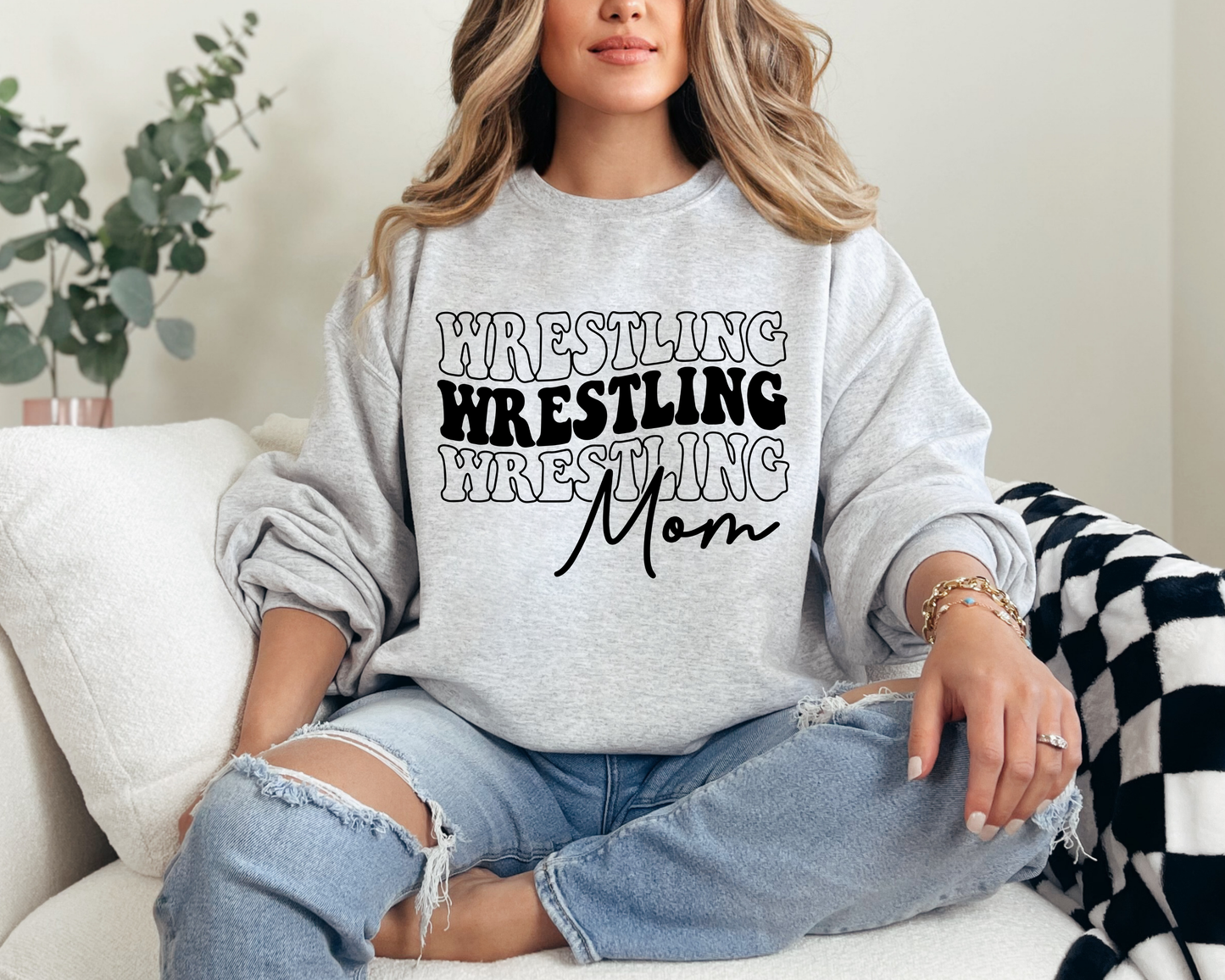Retro Wrestling Crewneck