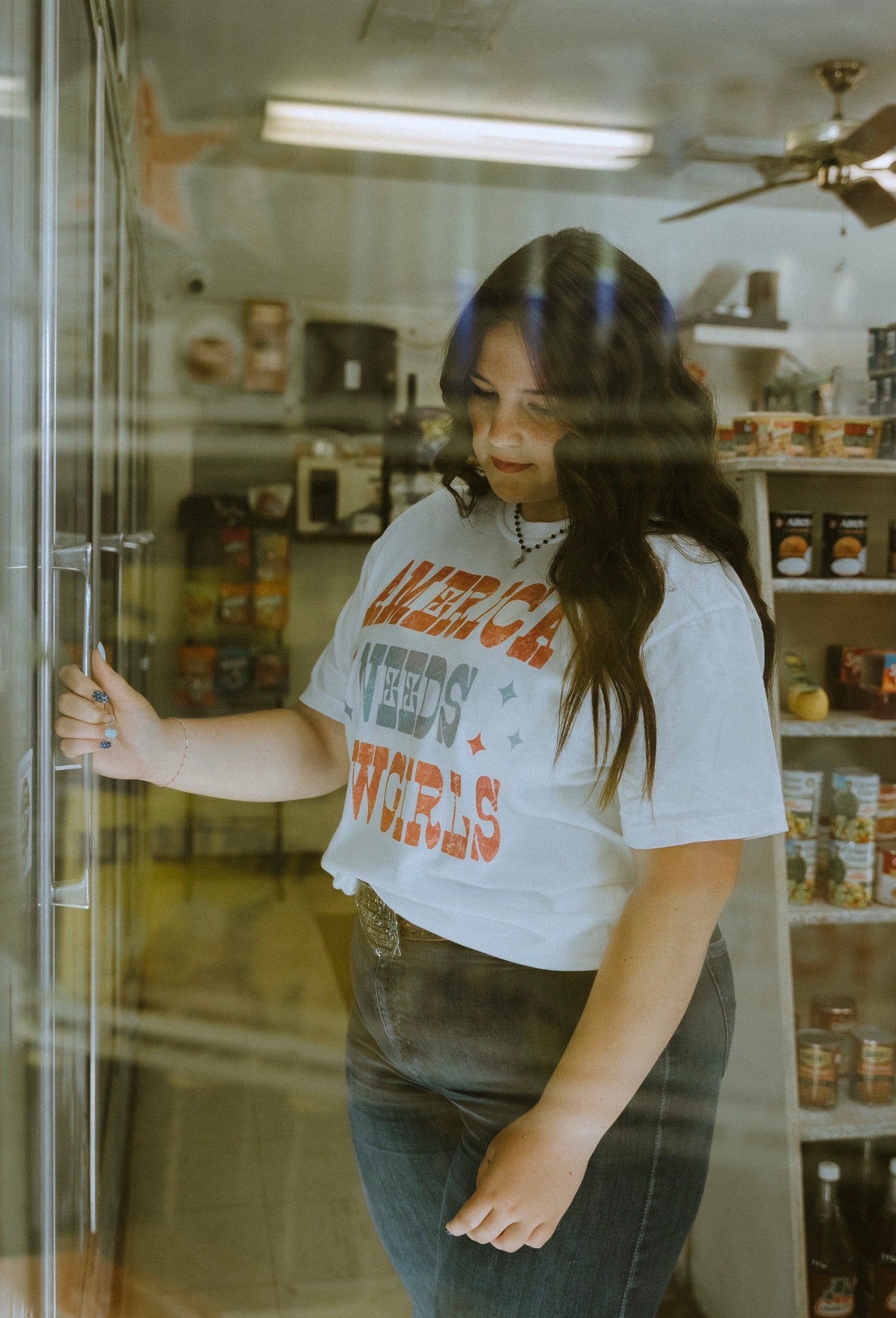 America Needs Cowgirls Tee