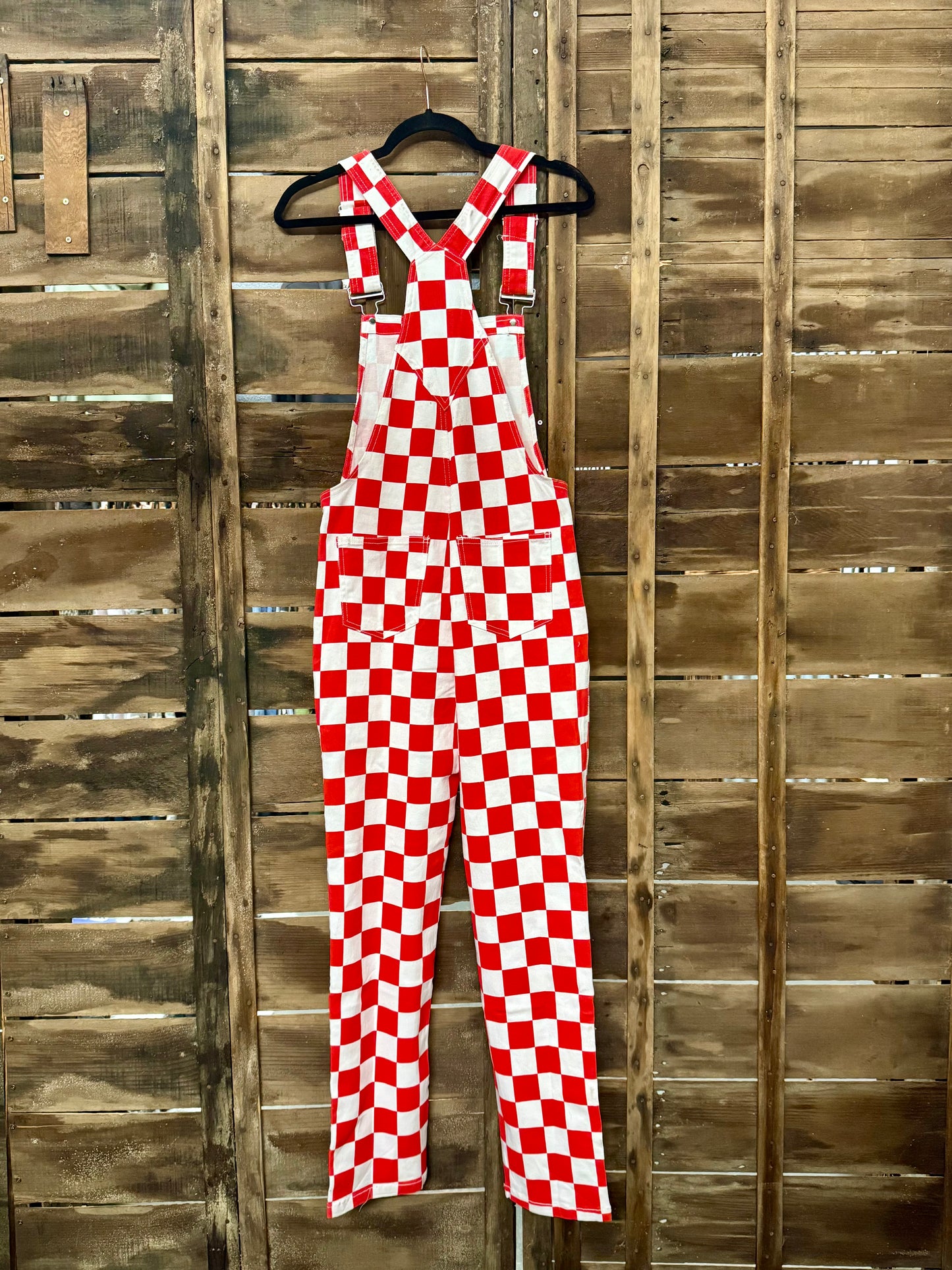 Red Checkered Overallz