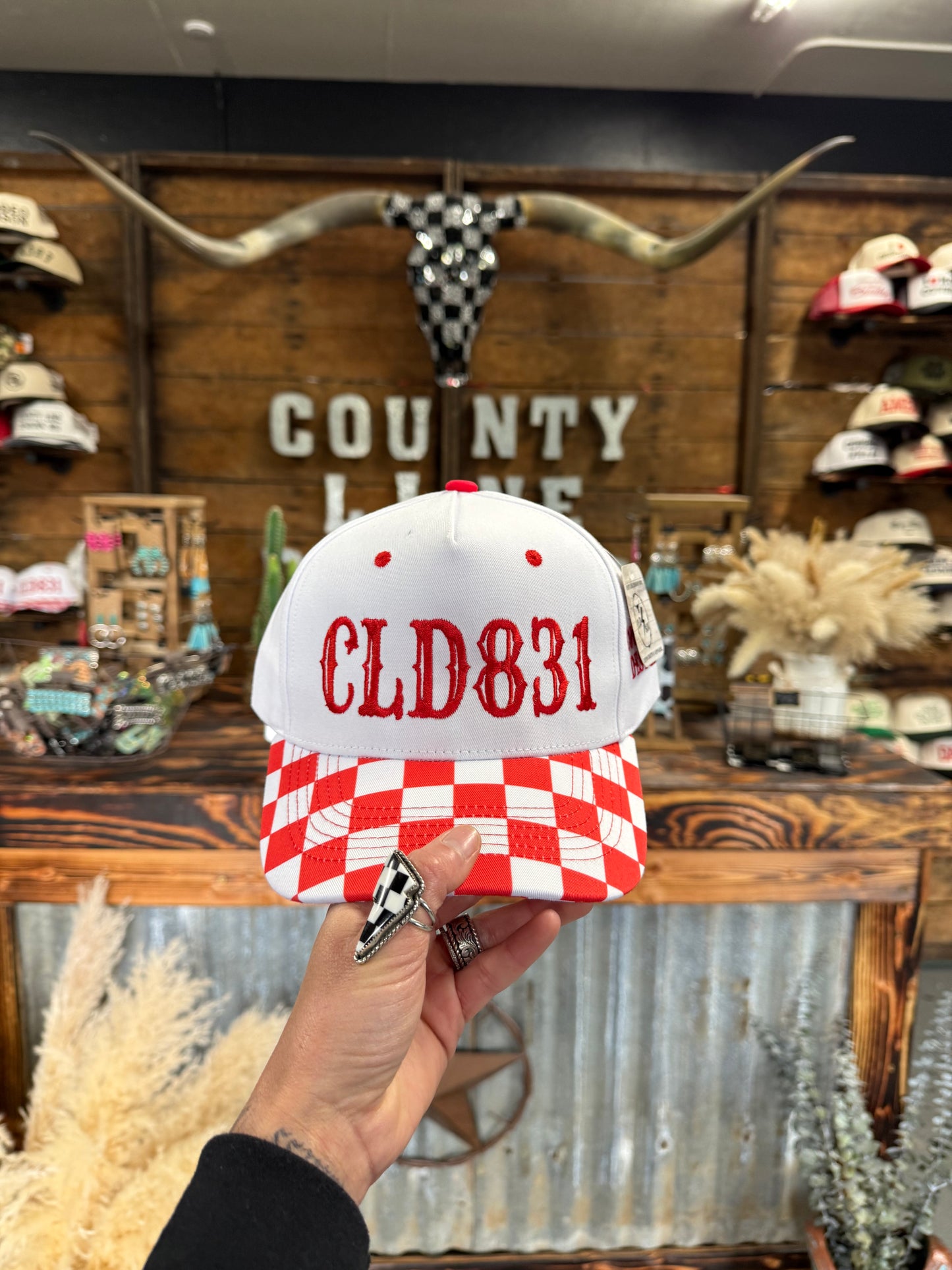 CLD831 Checkered Snapback