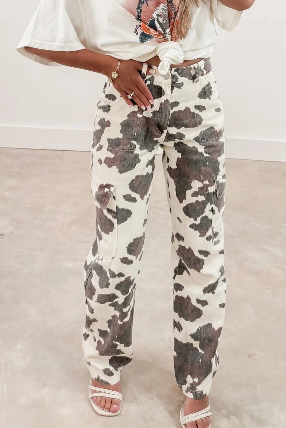 Cowprint Cargo Pantz