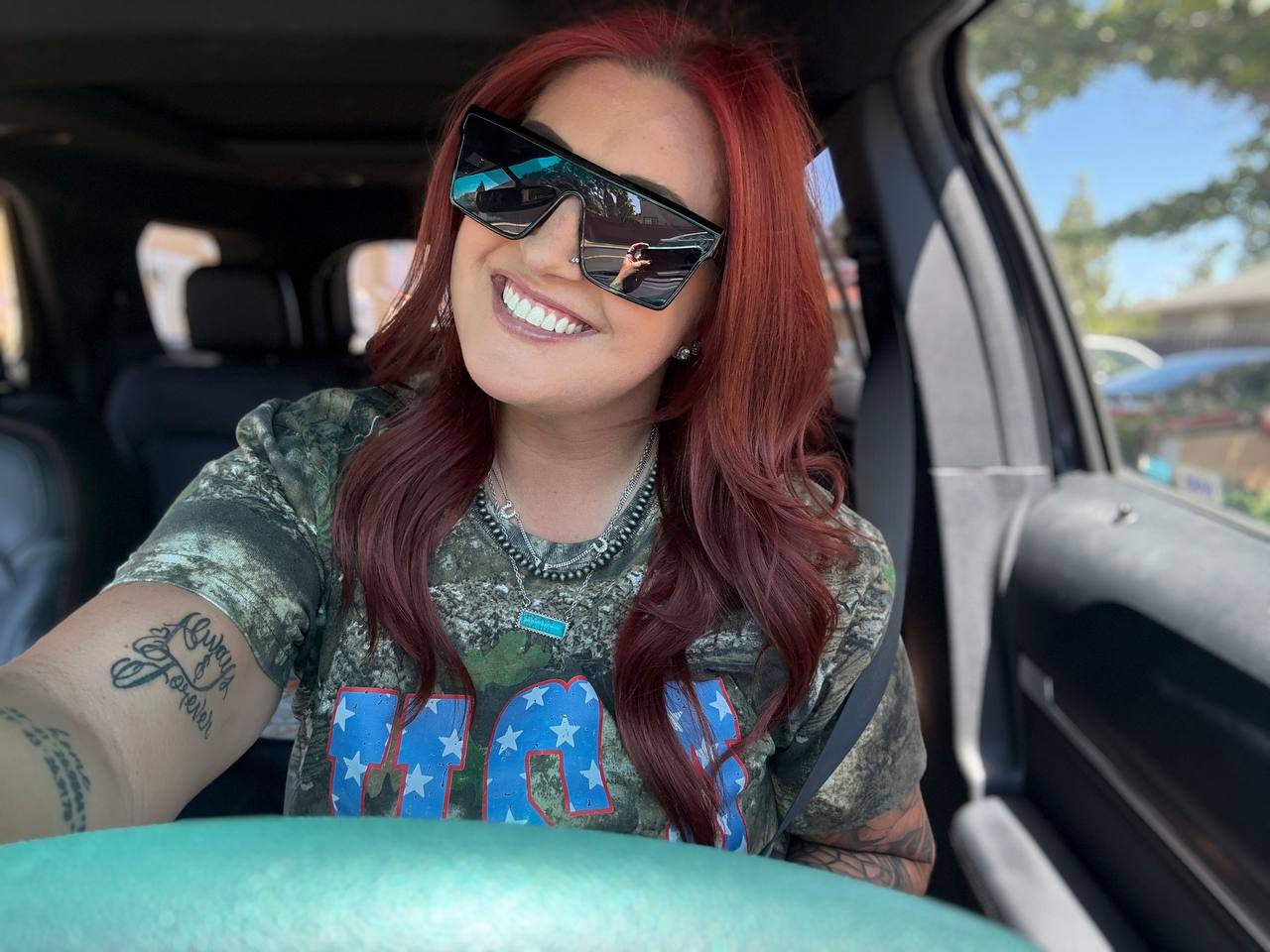 Camo USA Tee