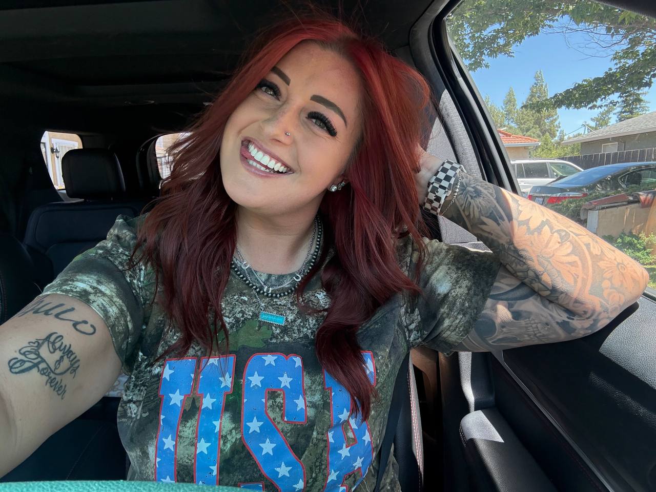Camo USA Tee