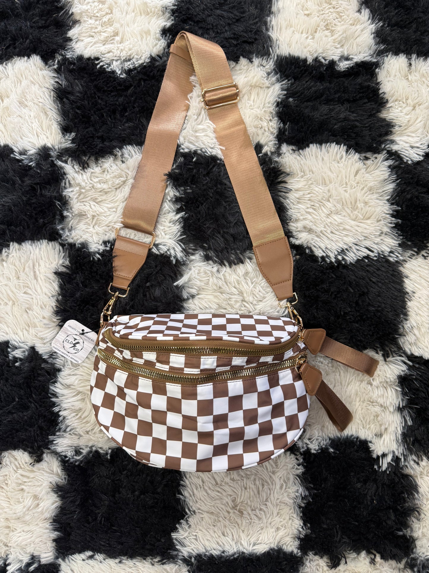 Espresso Checkz Bum Bag