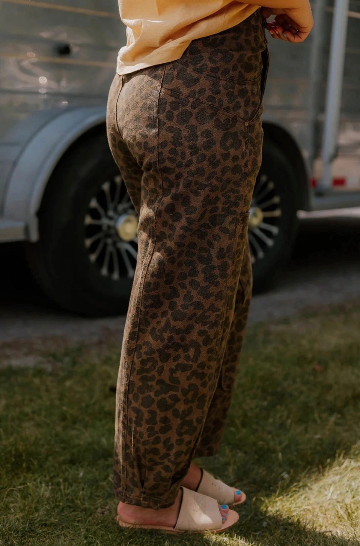 Cheetah Barrel Jeanz