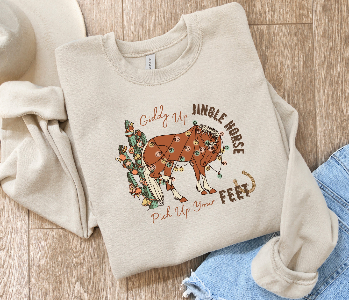 Jingle Horse Crewneck