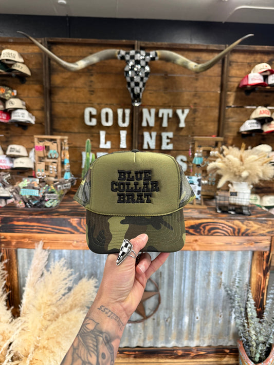 Blue Collar Brat Snapback