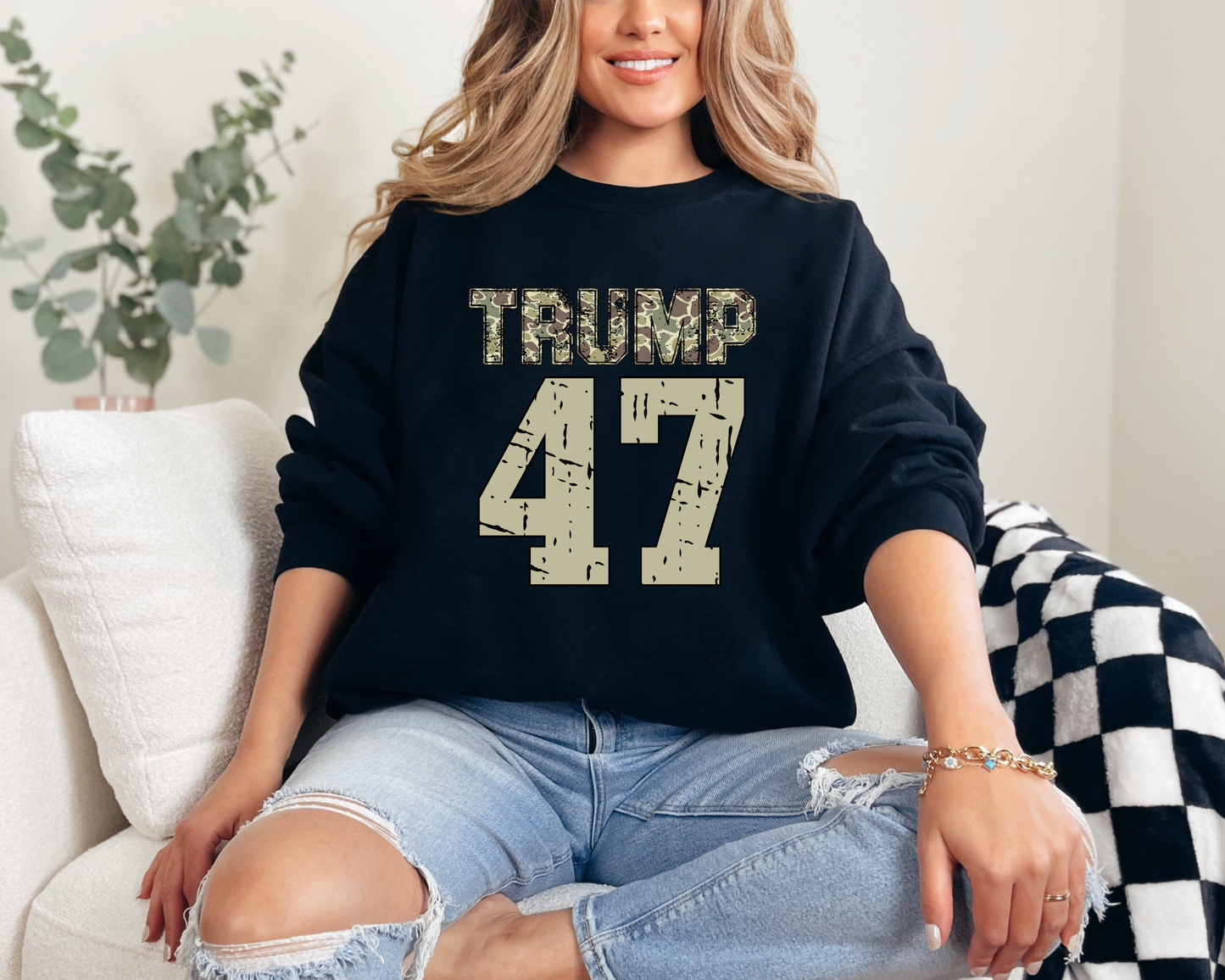 Trump Camo Crewneck