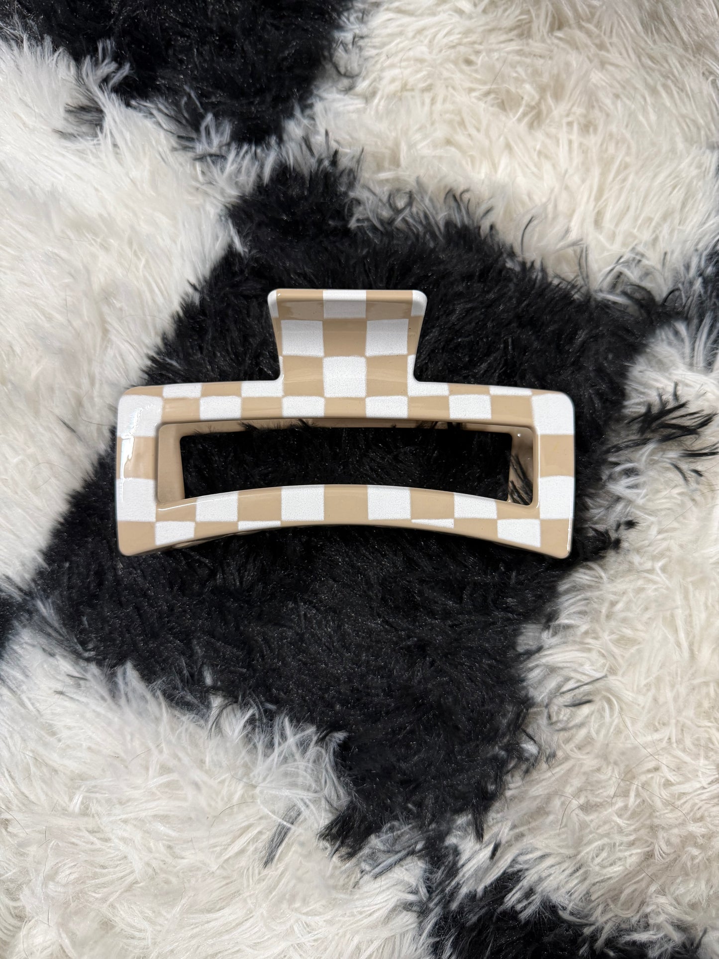 Large Checkered Claw Clipz